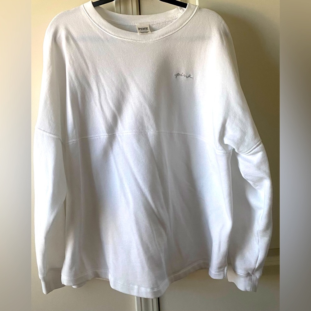 PINK sweatshirt. Size large only worn a few times.